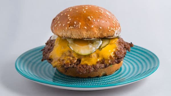 Dry aged cheese burger